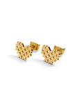 Chick-fil-A® Waffle Heart Earrings