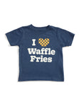I Heart Waffle Fries Kids Tee