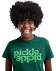 Woman wearing Pickle Pickle Tee