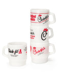 The Taste Worth Shopping For Milk Glass Mug Set - Set of 2