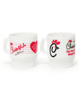 The Taste Worth Shopping For Milk Glass Mug Set - Set of 2