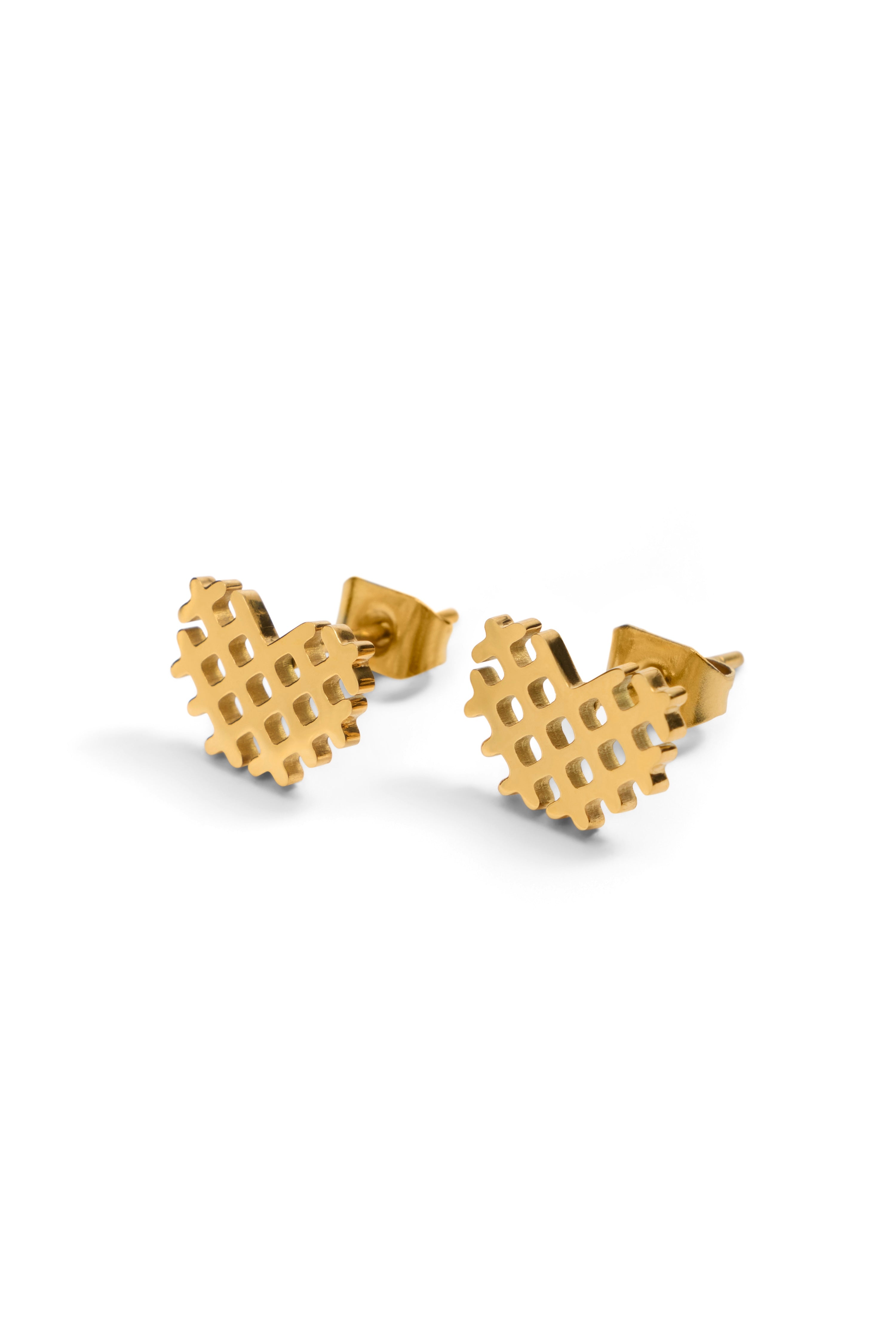 Chick-fil-A® Waffle Heart Earrings 