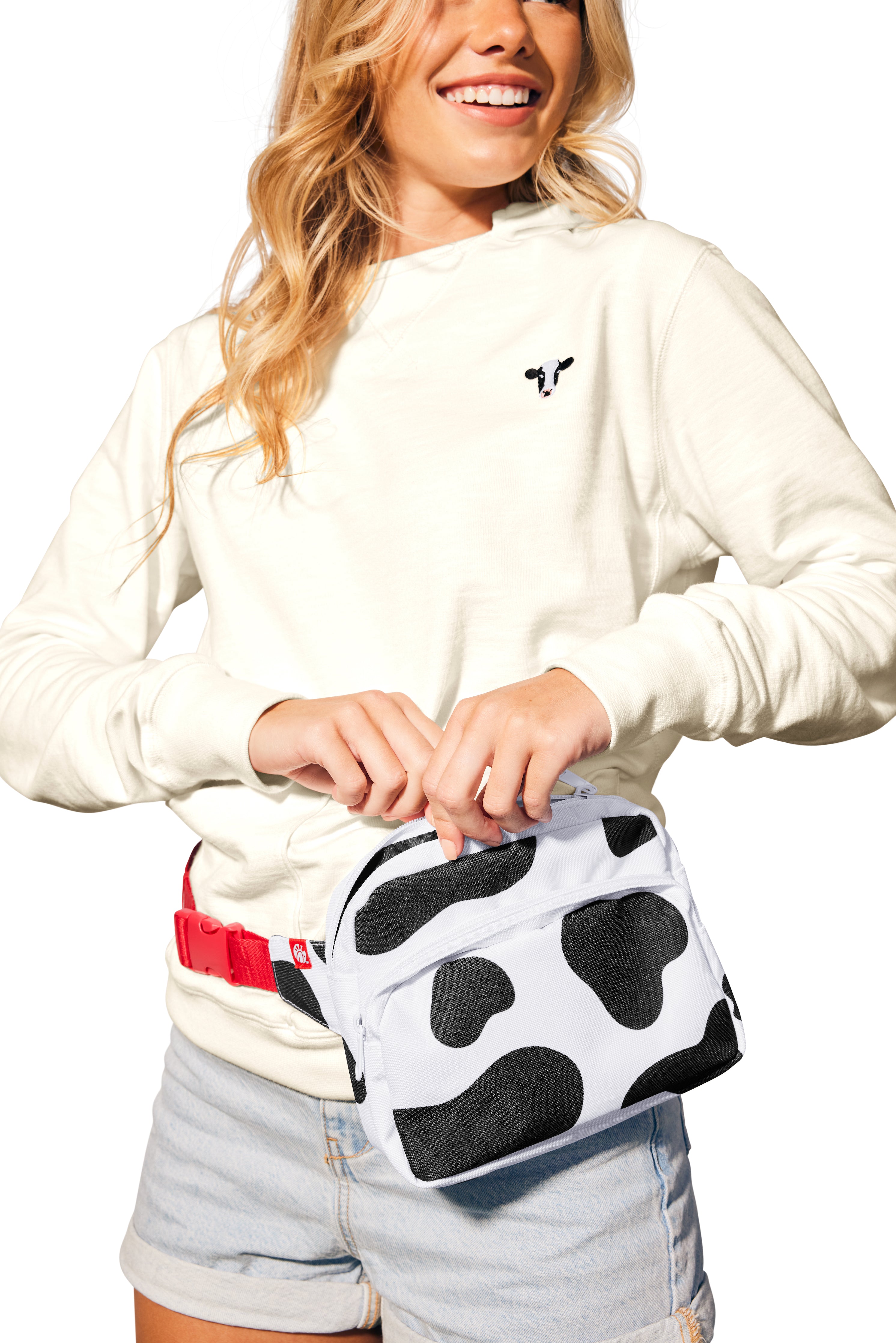 Cow Print Belt Bag