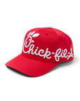 Classic Chick-fil-A Embroidered Hat with raised white Chick-fil-A embroidery