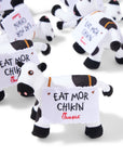 Several mini plush cows standing together from Shareable Bag of Cows set