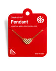 Chick-fil-A Waffle Fry Heart Necklace