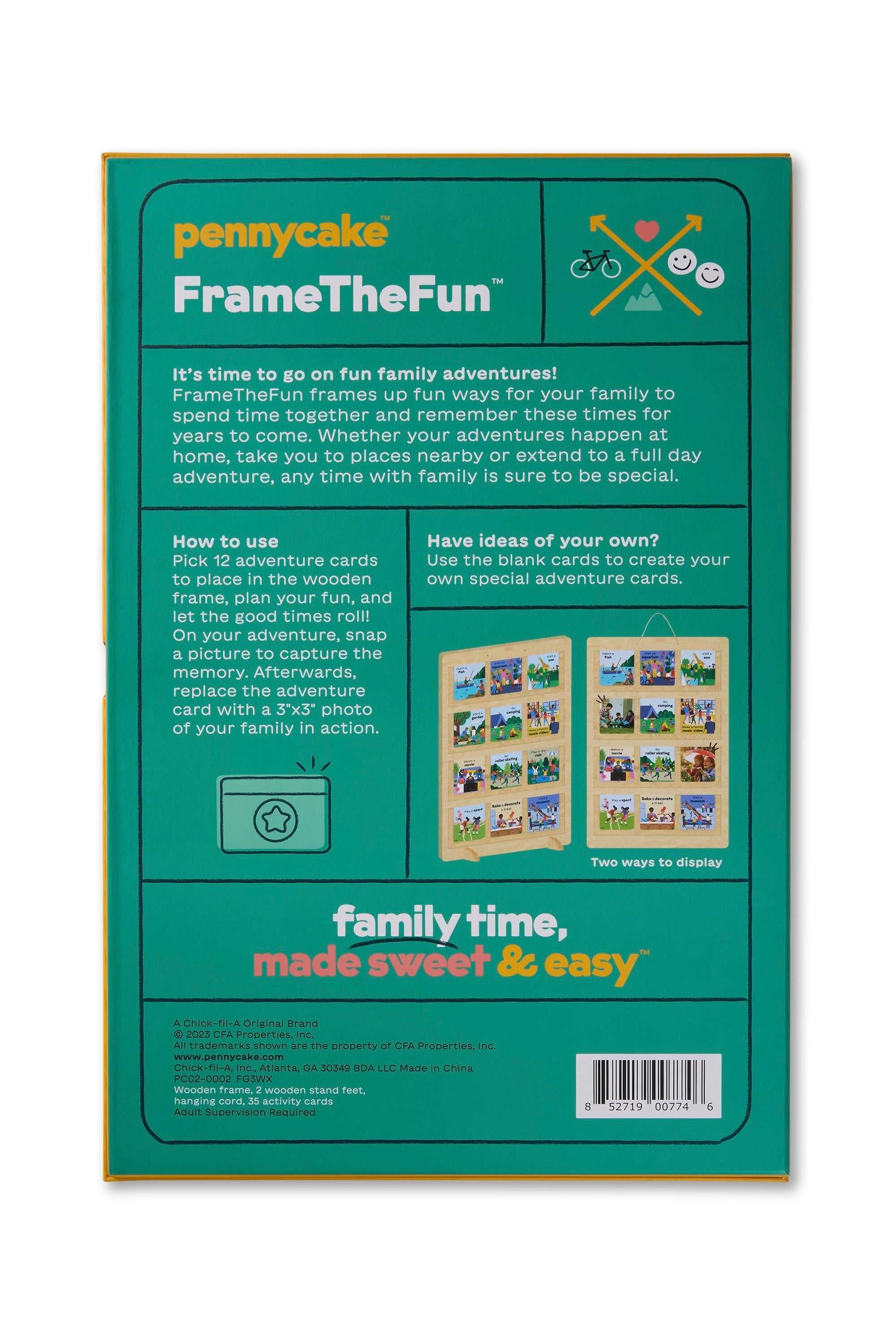 FrameTheFun™ Family Bucket List - pennycake