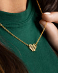 Chick-fil-A Waffle Fry Heart Necklace