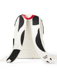 Back view of Cow Print Backpack with shoulder straps