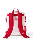 Back view of Chick-fil-A Soft Sided Backpack Cooler with straps