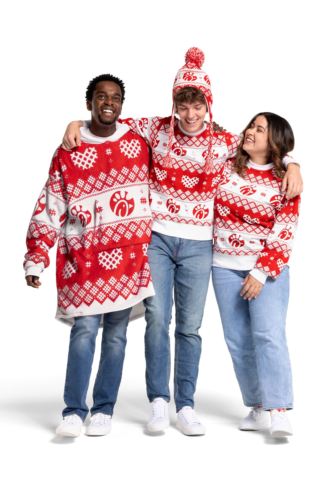 Waffly Wonderful Fair Isle Adult Crewneck | Chick-fil-A – Shop