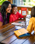 GamesInCase™ Dry Erase Activities - Mom & Son playing game - pennycake