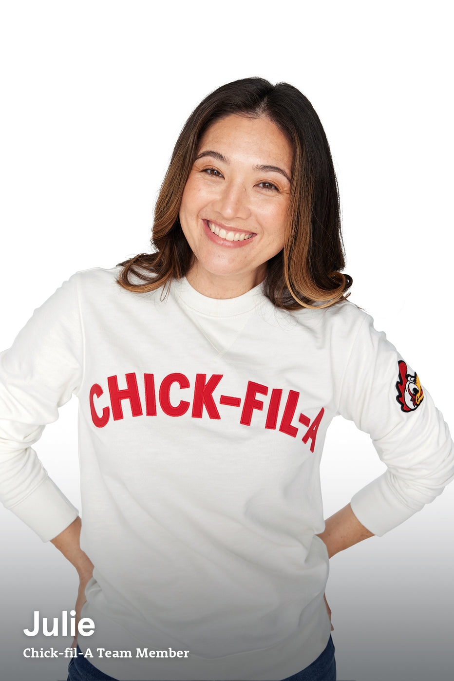 ChickfilA Heritage Doodles Crewneck ChickfilA Shop ChickfilA