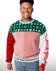 Man standing wearing Festive Fun Knit Sweater