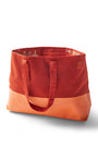 Filled tone-on-tone orange Zesty Buffalo Sauce Oversized Tote Bag