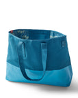 Filled tone-on-tone blue Garden Herb Ranch Sauce Oversized Tote Bag