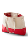 Filled canvas and red Chick-fil-A Sauce Oversized Tote Bag	