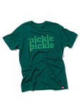 Overhead photograph of Pickle Pickle Tee