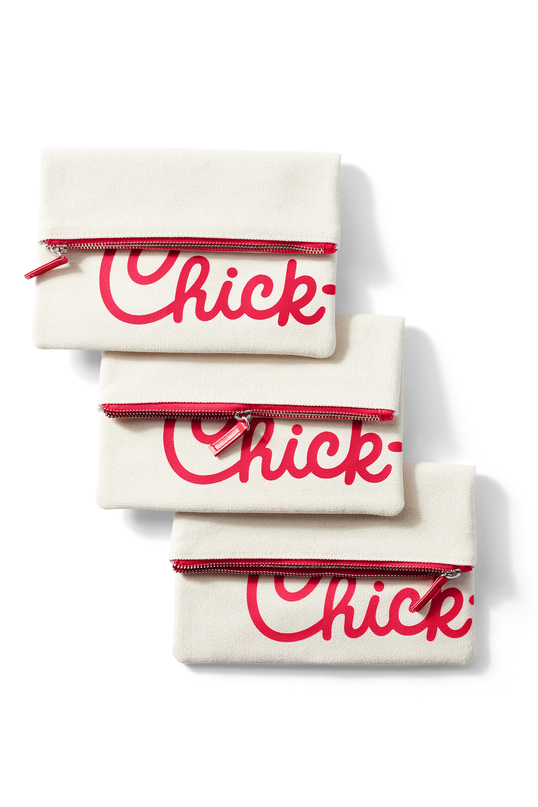 Three Classic Chick-fil-A™ Clutches in a row