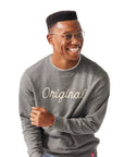 Man wearing Original Crewneck