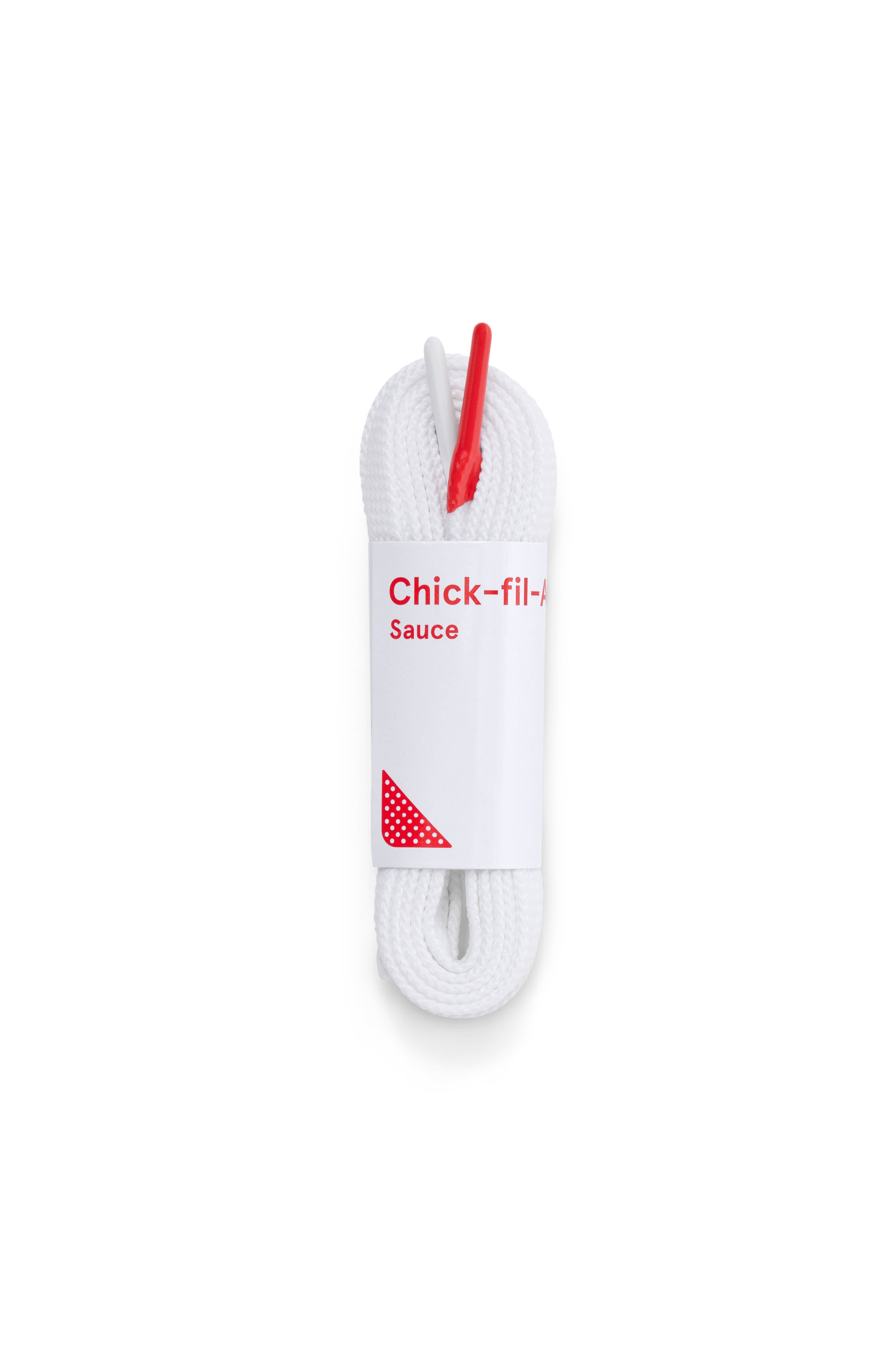 White/Chick-fil-A Sauce Shoelace