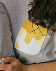 Sauce Drip Pocket Tee - Honey Mustard